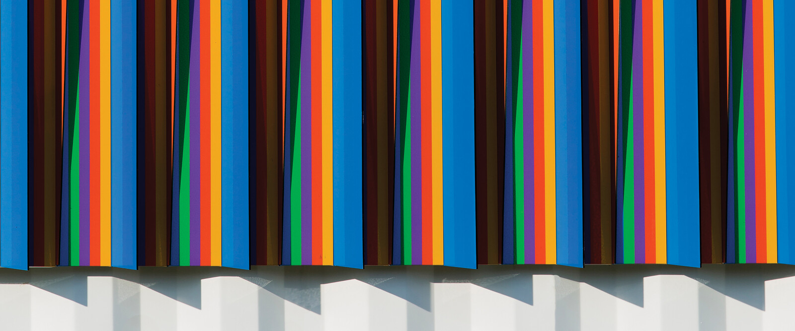 Carlos Cruz Diez and alumni artists at Untitled Miami Beach e