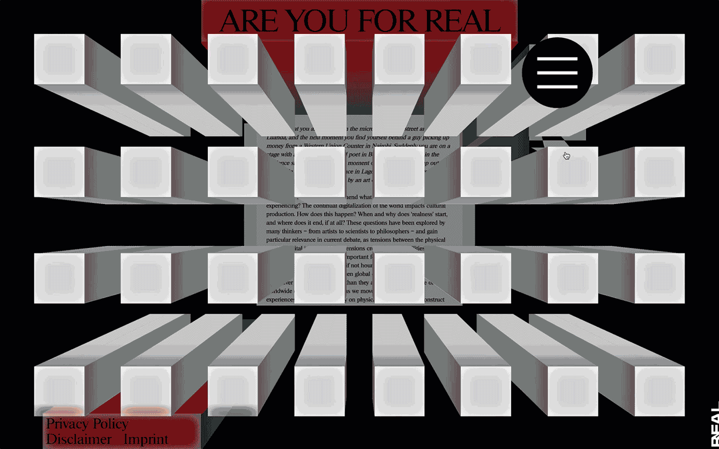 Are You For Real Announcements E Flux