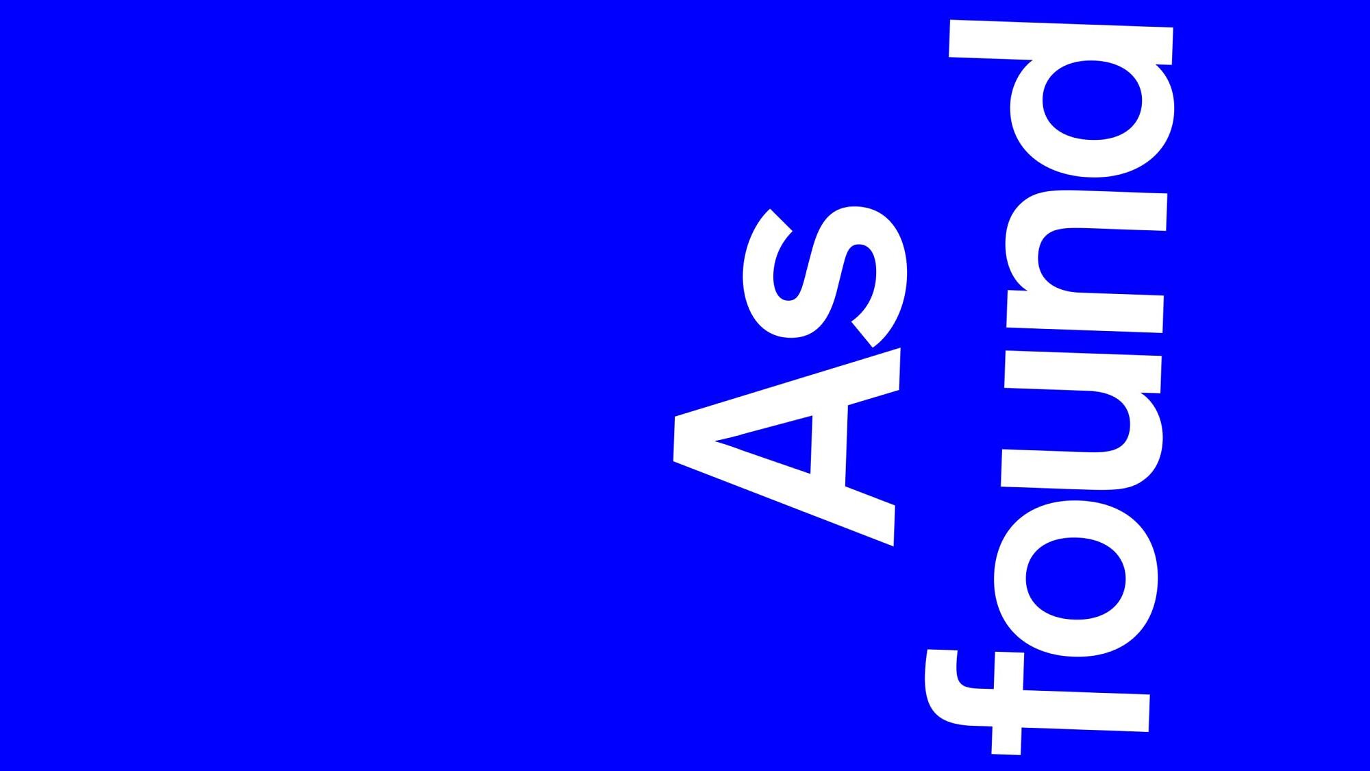 As Found: Master in Architecture lecture series - Announcements - Vimarsana News