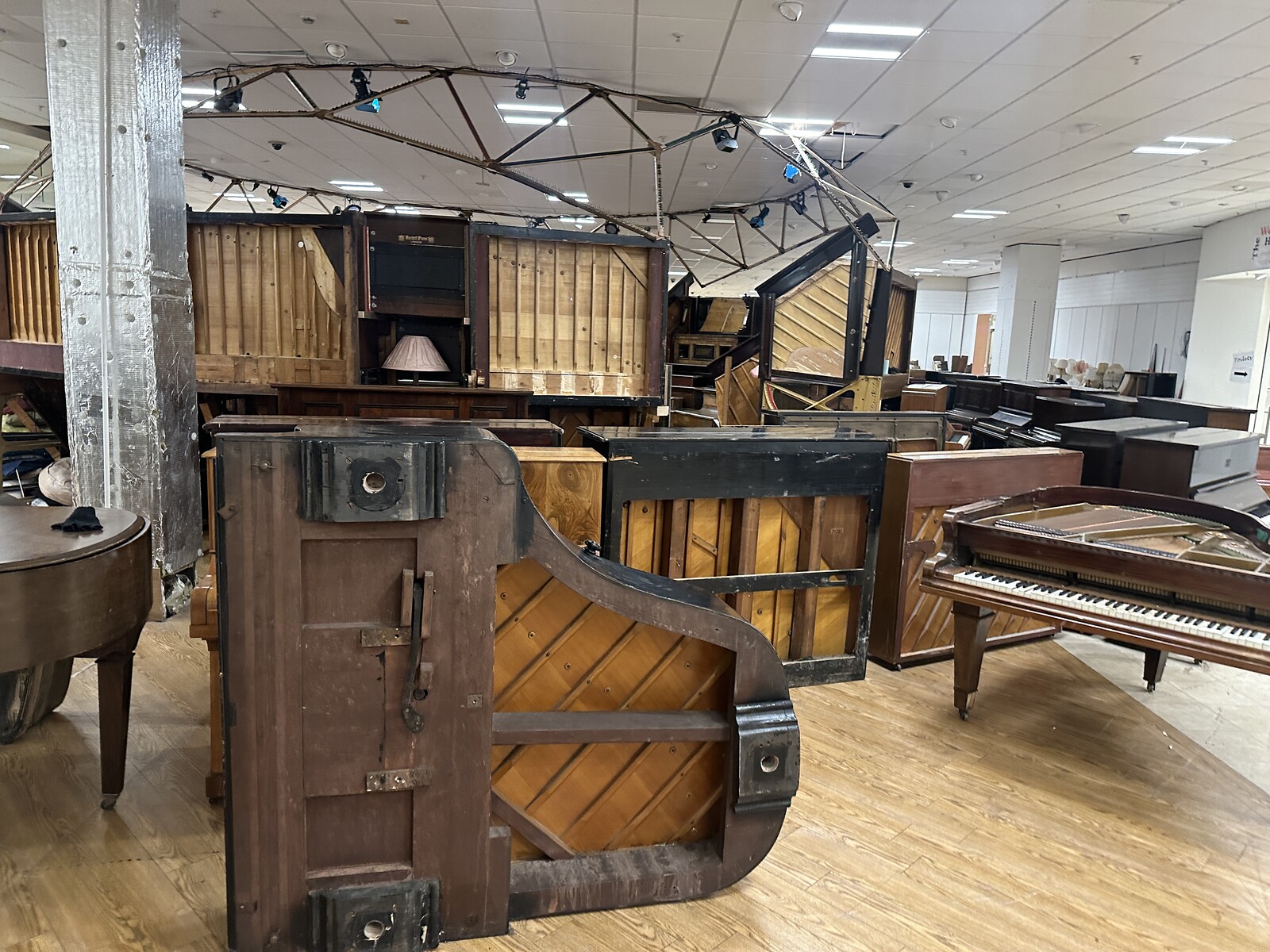 Take a look behind the 'small doors to imaginary spaces' within bookshelves  - BBC News