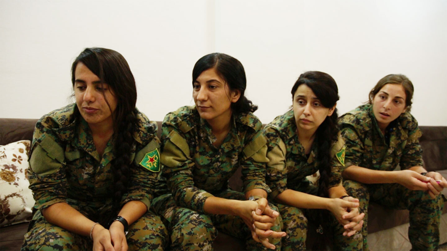 The Color Of Women An Interview With Ypj Commanders Dilovan Kobani Nirvana Ruken And Zerin Journal 86 November 17 E Flux
