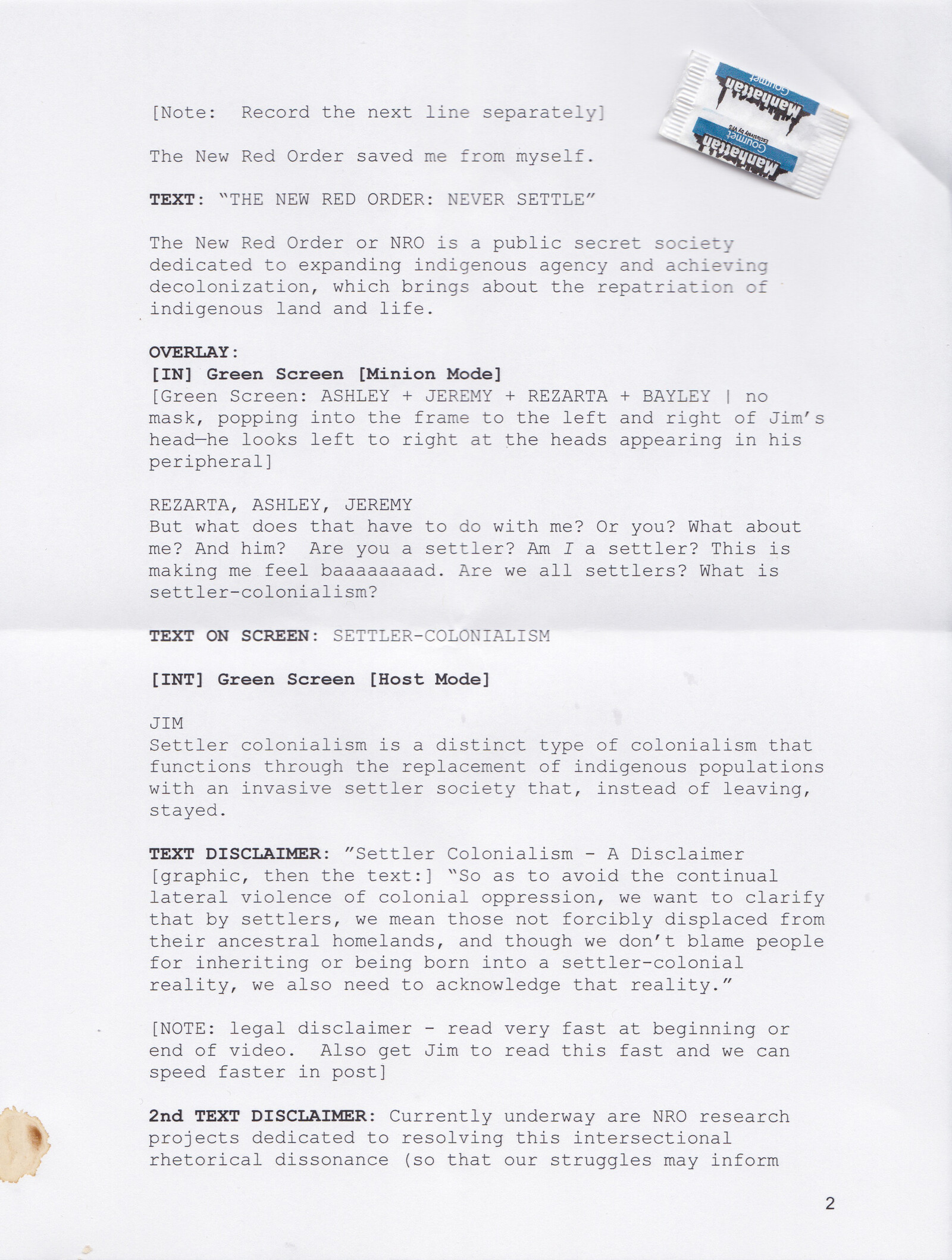 Never Settle: Conscripted - Journal #106