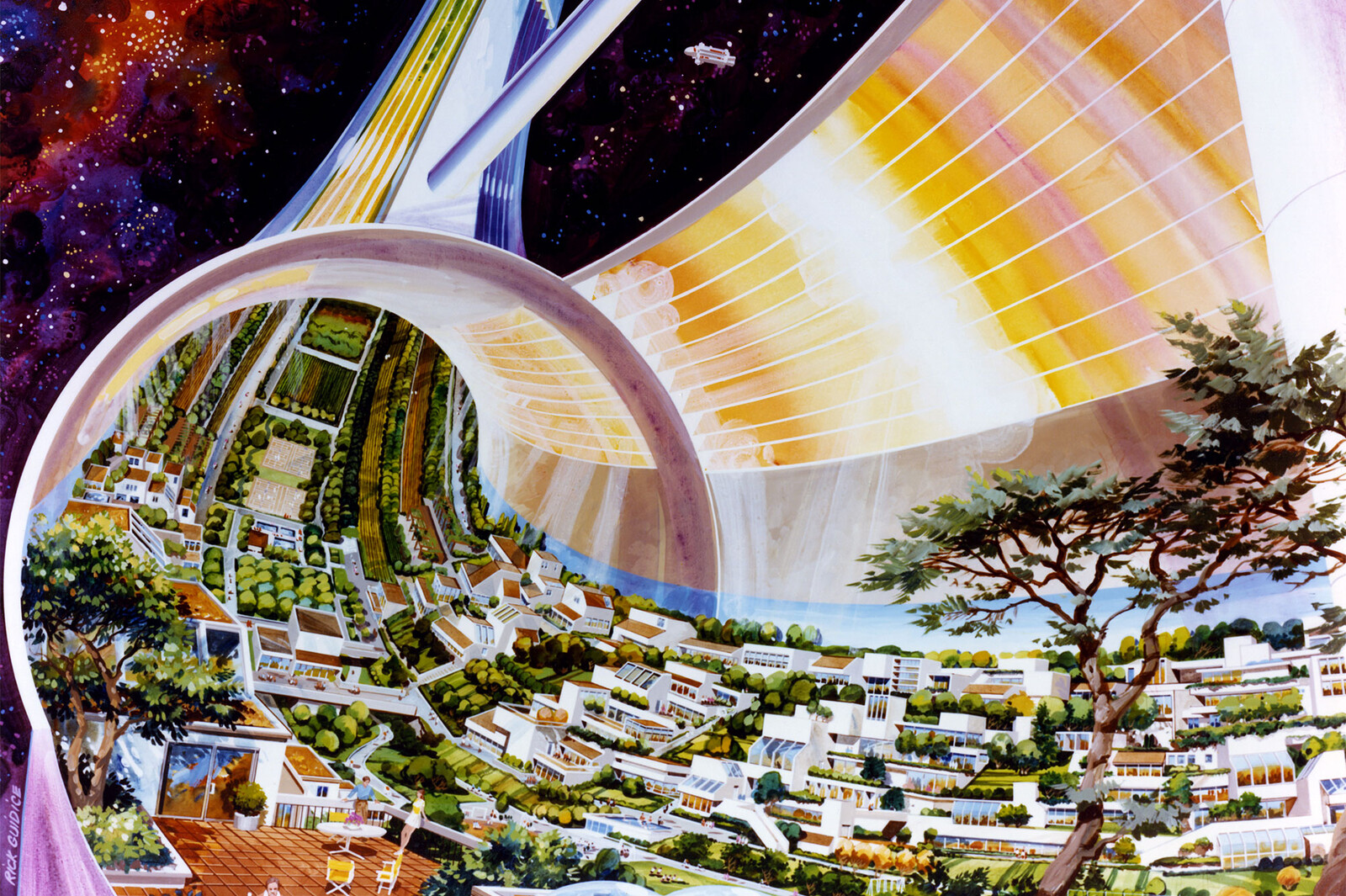 Review of space habitat designs for long term space explorations