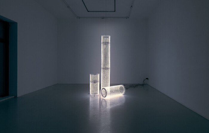 L>espace)(…, remarkable sculptural works by Cerith Wyn Evans at