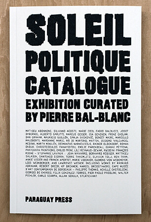 Soleil politique—release and book launches - Announcements - e-flux