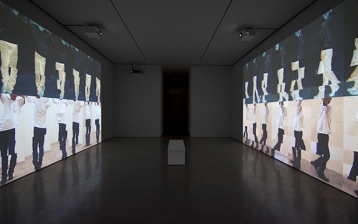 Bruce Nauman’s “Contrapposto Studies, i through vii