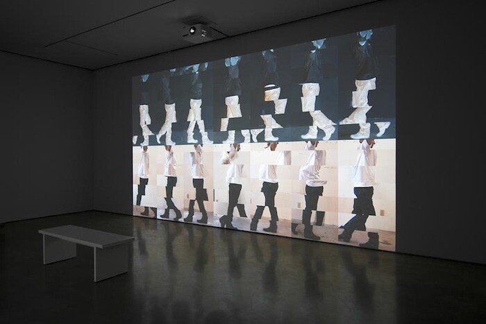 Bruce Nauman’s “Contrapposto Studies, i through vii