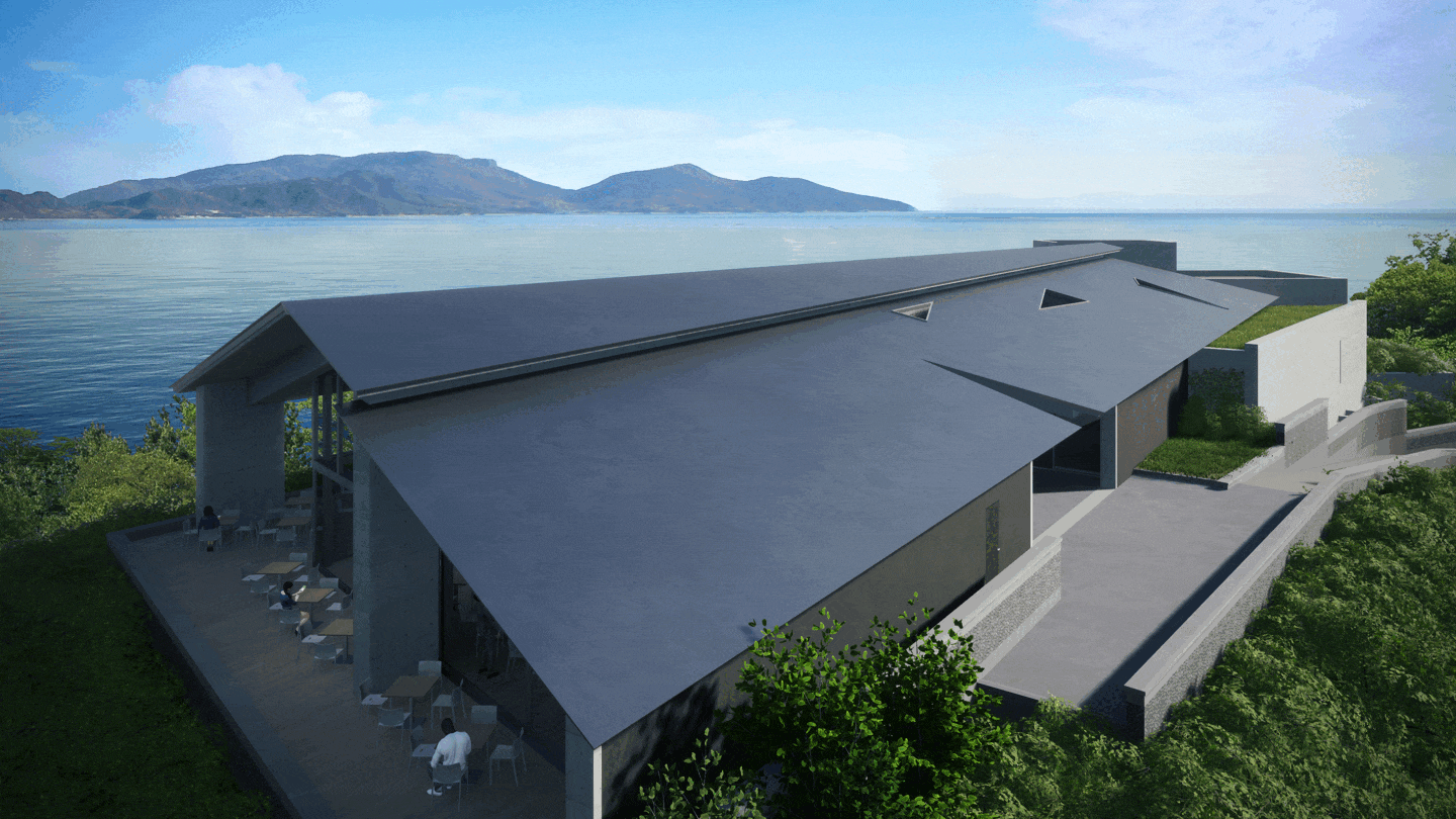 NAOSHIMA signed Tadao Ando The official catalog of the